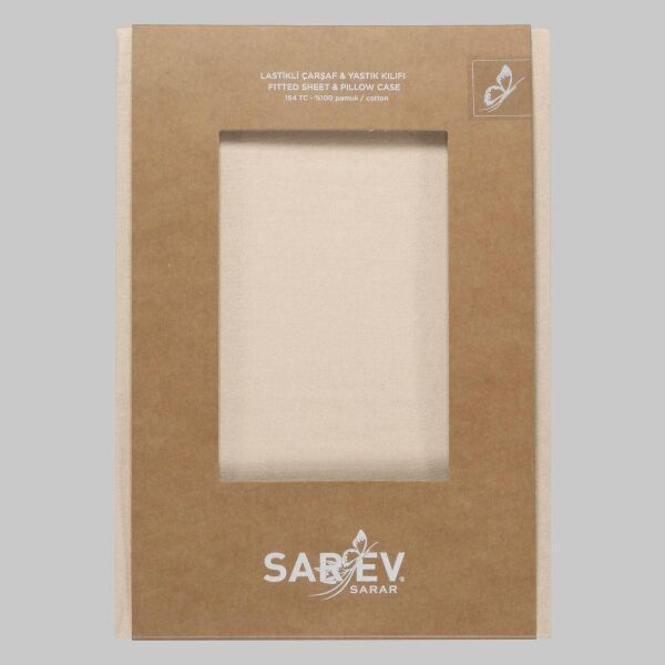 Sarev New Slow Cıty 120x200 Fıtted Sheet Krem