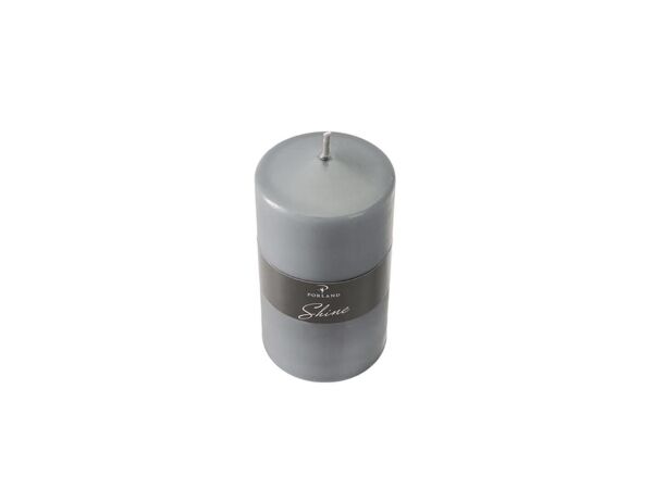 Porland Shİne Blok Mum Gri 7x14cm