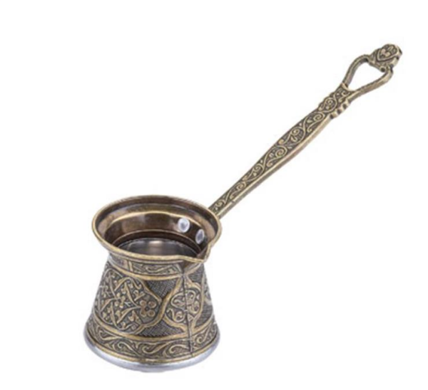 Kosova 2 No Zamak Döküm Cezve Yeşil