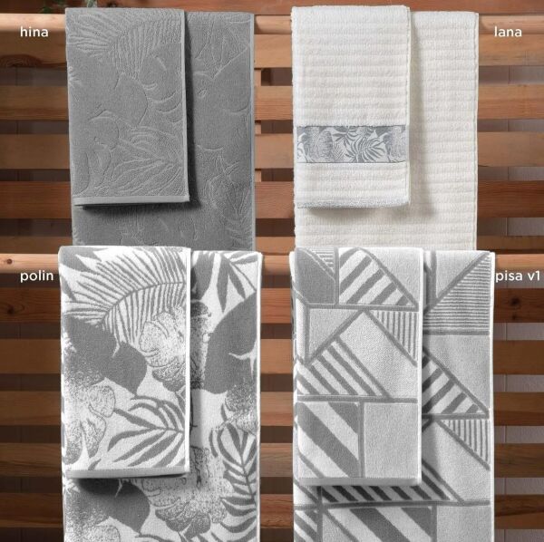 Sarev Pisa 50x90 cm Havlu-Gri
