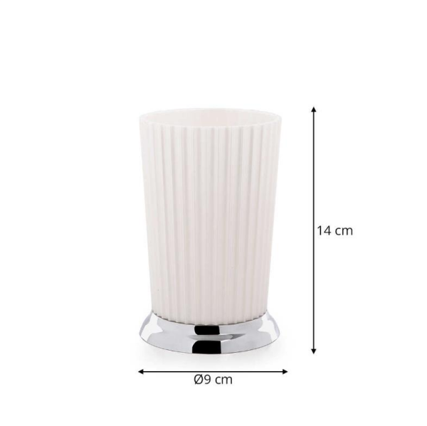 Primanova Nely Diş Fırçalık Beyaz