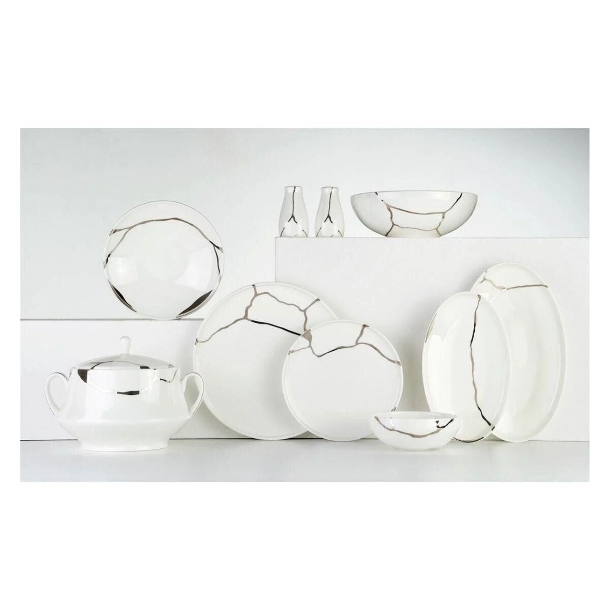 Leggno Chester Premium. Silver Chep1001set24s 24 Parç. Yemek Tak