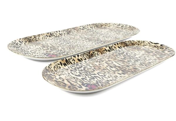 Mikasa Moor Bianco 2'Ii Oval Servis Tabağı 20x43 16x34cm