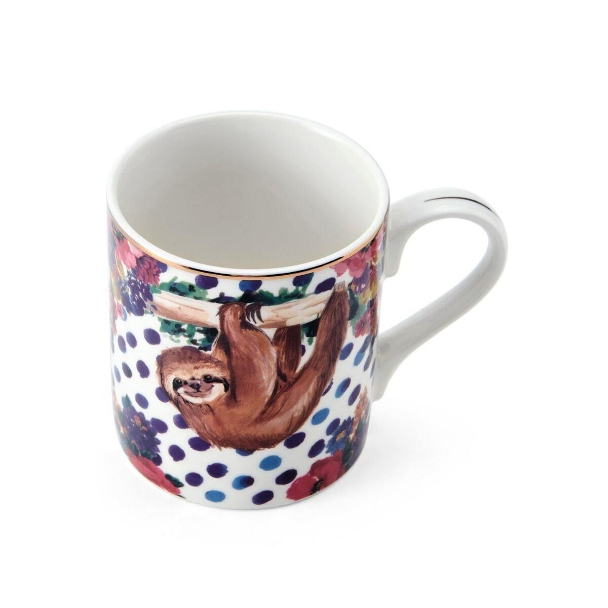 Mikasa Wild At Heart Fine China 280 ml Kupa Tembel Hayvan