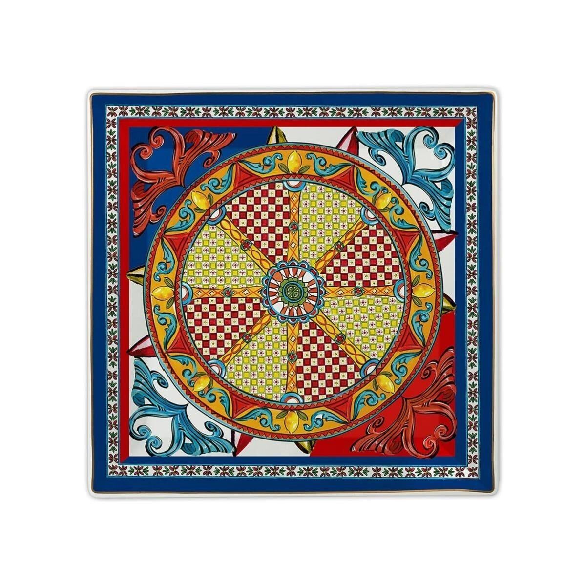 Baci Milano Sole Mio Midi Tepsi Porselen 21,5x21,5 cm