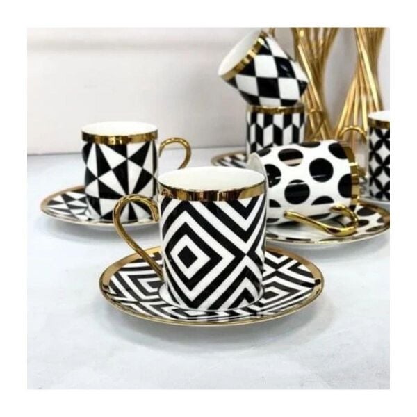 Kosova İst-181 200cc 6'lı Nescafe Takımı-Black Pattern