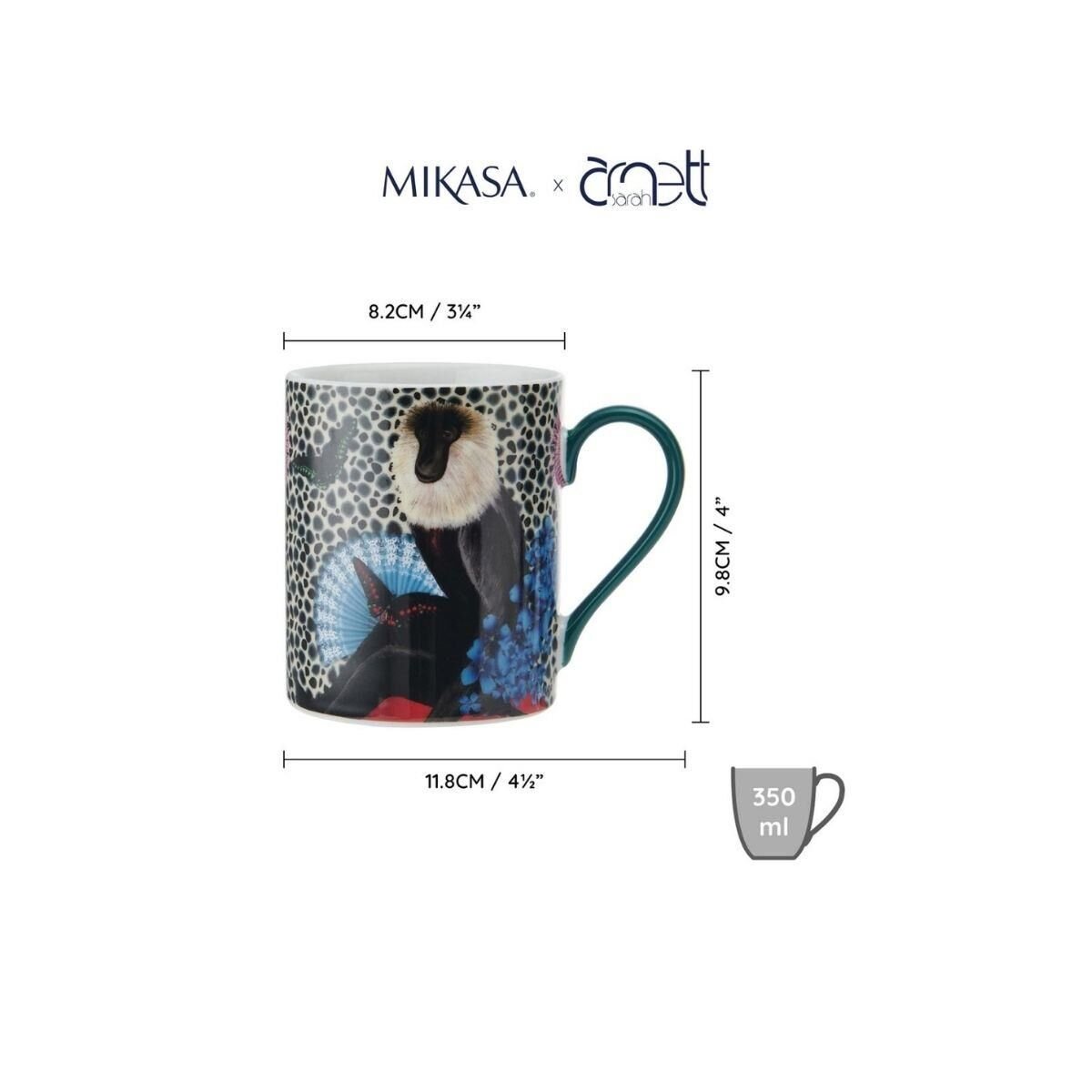 Mikasa Sarah Arnett Porselen 300 ml Kupa Maymun