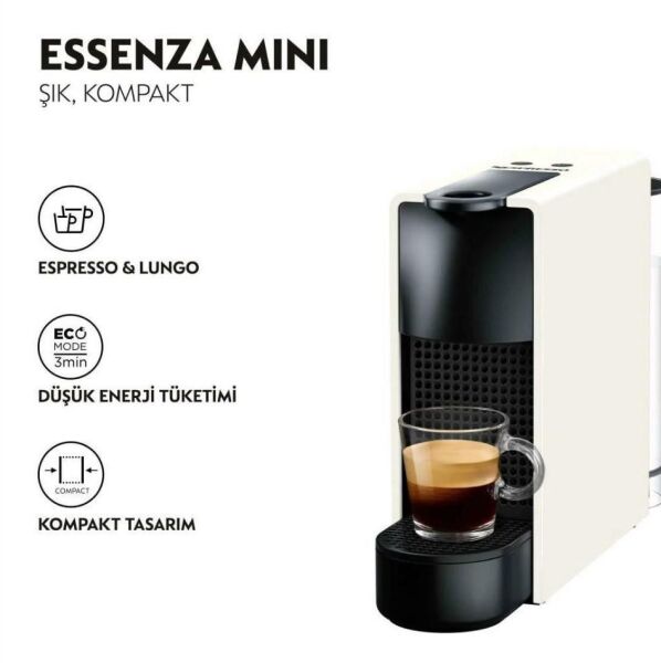 Nespresso C30 Essenza Mini Beyaz Kahve Makinesi