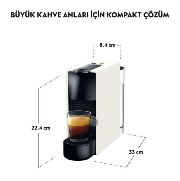 Nespresso C30 Essenza Mini Beyaz Kahve Makinesi
