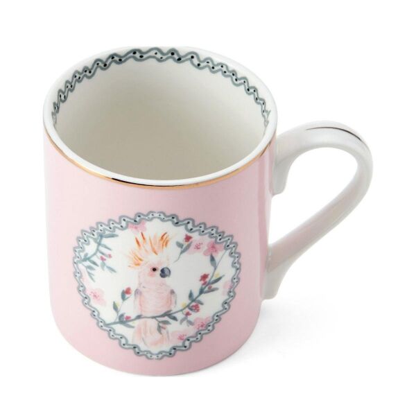 Mikasa Fine China 280 ml Düz Taraflı Kupa Kakadu