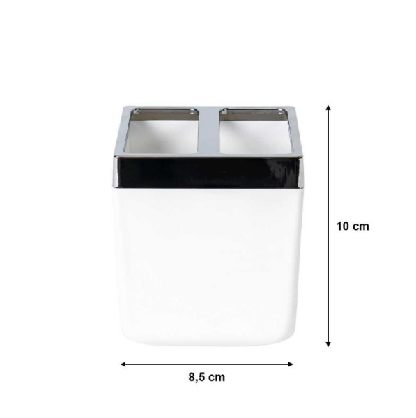 Primanova Toskana Diş Fırçalık Beyaz