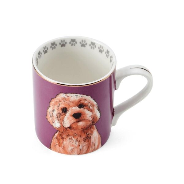 Mikasa Fine China 280 ml Düz Taraflı Kupa Cockapoo