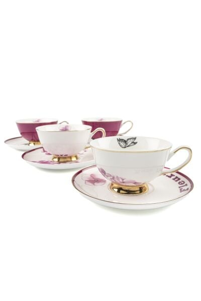 Mikasa Moor Pinky 4'lü Çay Fincanı Seti