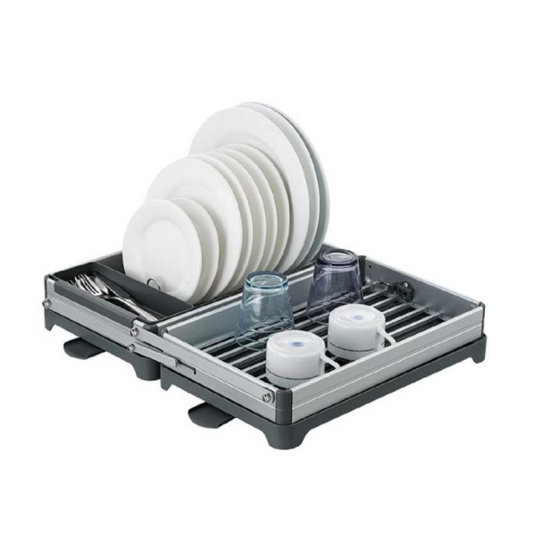 Primanova Katlanabilir 2 Katlı Alüminyum Bianka Bulaşıklık