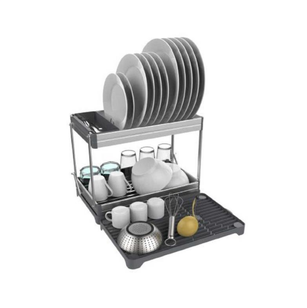 Primanova Katlanabilir 2 Katlı Alüminyum Bianka Bulaşıklık