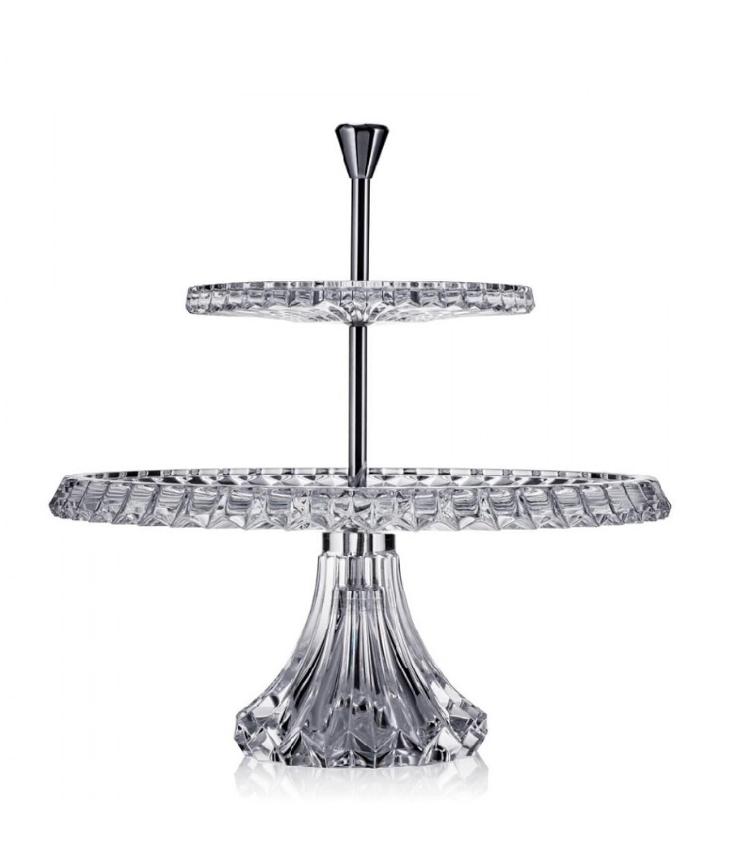 Rogaska Çift Katlı Sunum Crown Jewel