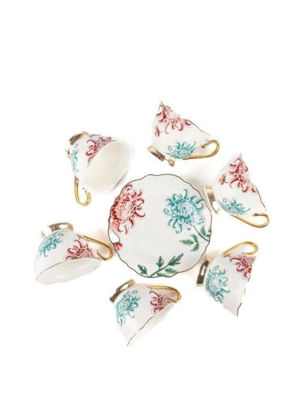 Mikasa Moor Fleur Beyaz 6'lı Kahve Fincan Seti 90cc