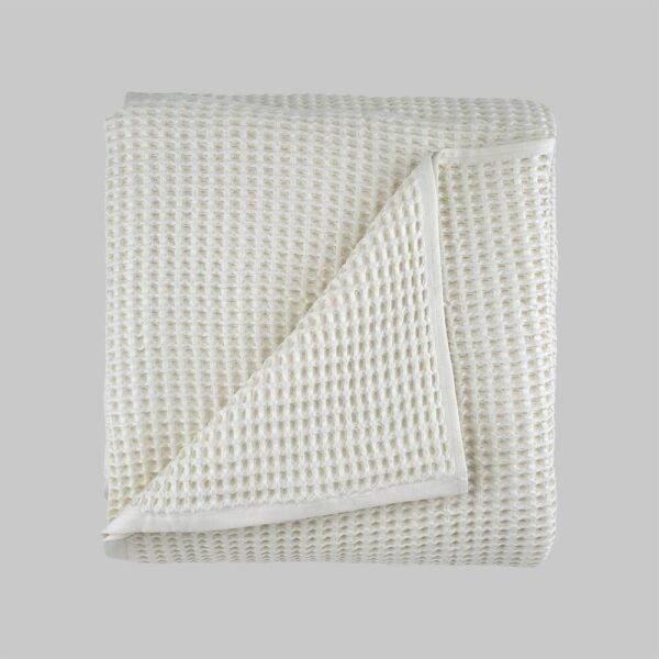 Sarev Polendia Yatak Örtüsü Çift Kişilik Ekru