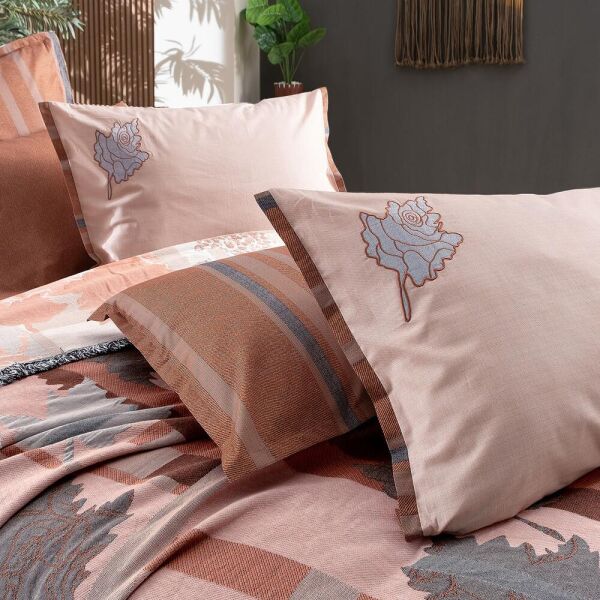 Sarev Carnala Pike Takımı Çift Kişilik 2 Yastık Taba