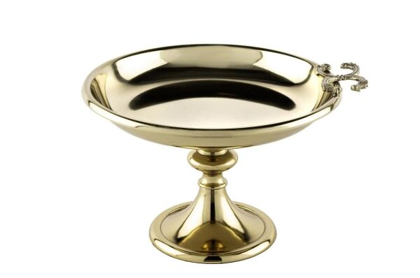 Mikasa Moor Gold C Logolu Ayaklı Servis Standı 22x23x15 cm
