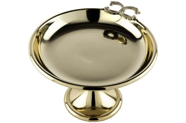 Mikasa Moor Gold C Logolu Ayaklı Servis Standı 22x23x15 cm