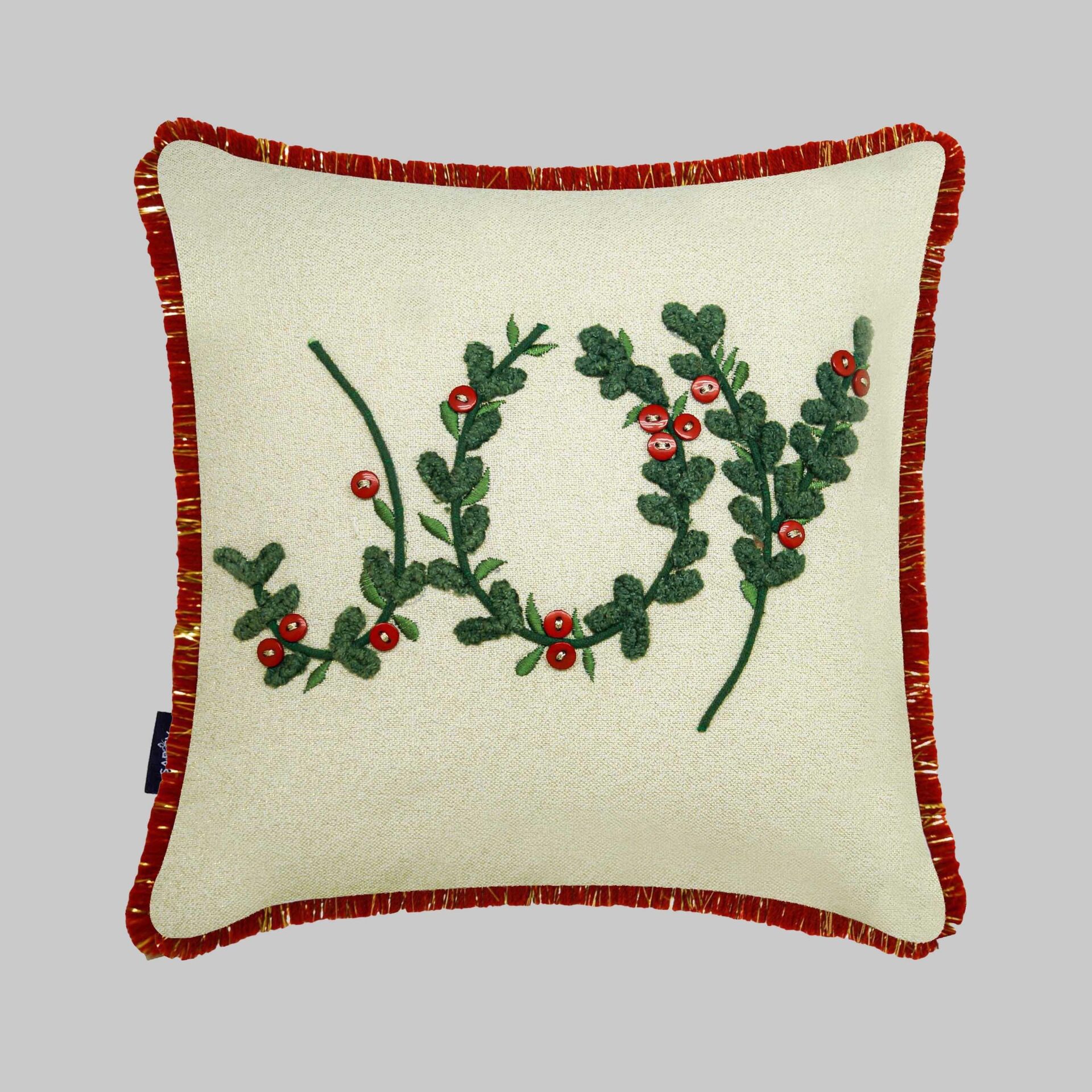 Sarev Joy Kırlent 30x30 Ekru