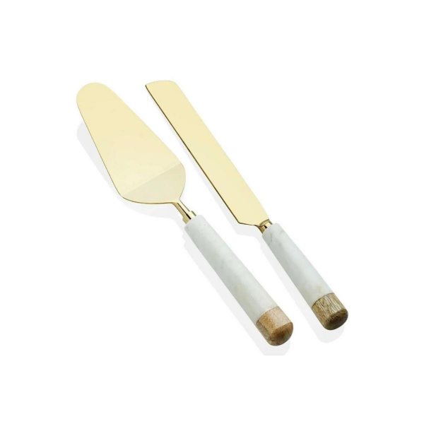 The Mia Marble Pasta Servis Takımı 2 Parça