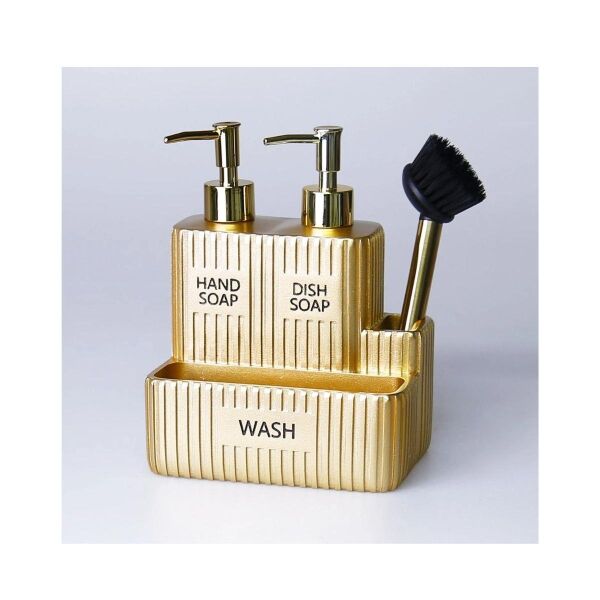 Selim Dekor Grooved İkili Sıvılı Süngerlik Altın