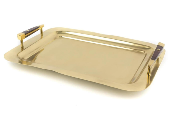 Mikasa Moor Gold Ahşap Kulp Tepsi 44 x 32 x 3 cm