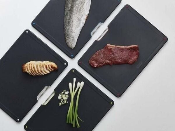 Joseph Joseph Folio Steel 4pc Board Set Çelik -Gri