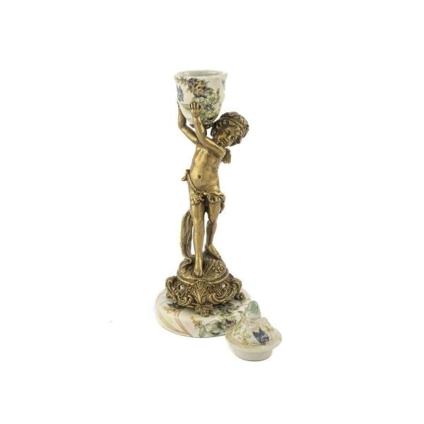 Mikasa Moor Kelebekli Şamdan 10x25cm