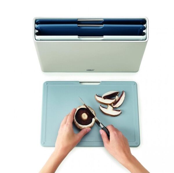 Joseph Joseph Editions Collection Folio Büyük Doğrama Tahtası Seti 4 parça - Sky