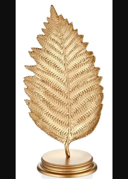 The Mia Yaprak Küçük Standlı Gold