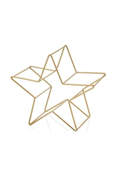 The Mia Dekor Yıldız Gold 20 x 10 x 19 cm