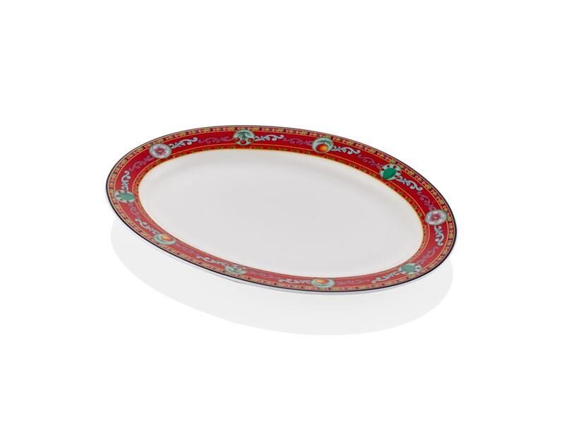 Joy Carmen  Summer Küçük Kayık Tabak 20x14 Cm