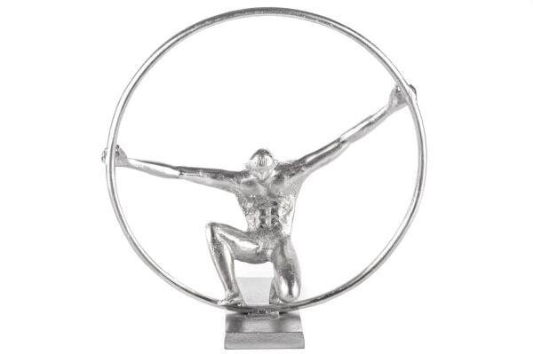 Mikasa Moor Gümüş Halka Adam Dekoratif Obje 35 x 15 x 37 cm