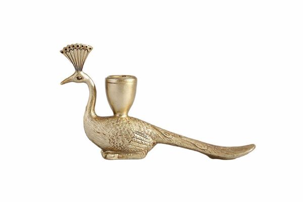 Porland Tavus Kuşu Şamdan Mumluk 19cm