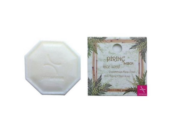 Primanova D-S15909 Doğal Pirinç Sabun 125 Gr