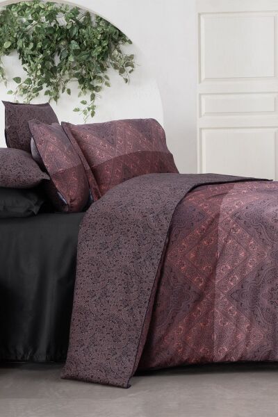 Sarev Brezno Saten Nevresim Takımı Tek Kişilik 2 Yastık