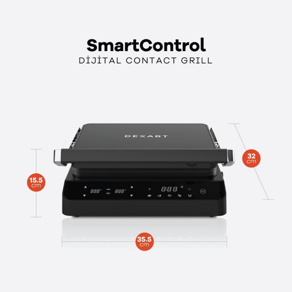 Dexart SmartControl GT52C 2000 W Tost Makinesi