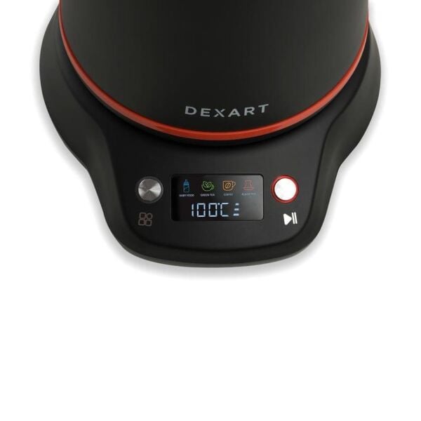 Dexart Perfect Tea Dijital Çay Makinesi Siyah Çelik