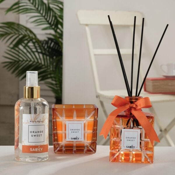 Sarev Orange Sweet Scented Candl