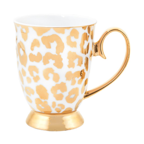 Cristina Re Mug Louis Leopard Gold