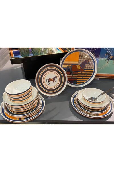 Lucky Art Miriam 24 Parça Bone Yemek Takımı