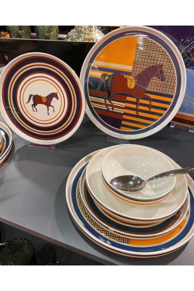 Lucky Art Miriam 24 Parça Bone Yemek Takımı