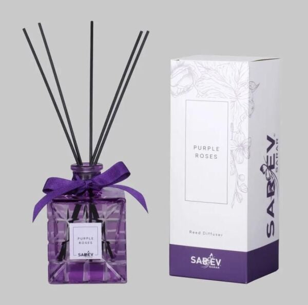 Sarev Purple Roses Reed Diffuser