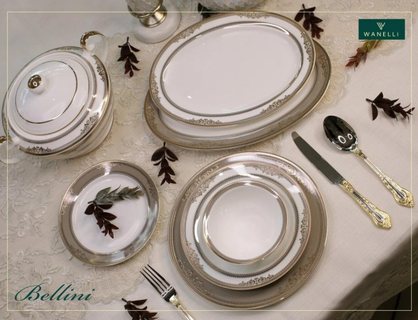 Wanelli Fx1050 Bellini 60 Parça Yuvarlak Yemek Takımı