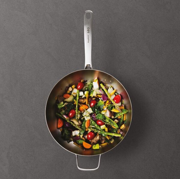 Berghoff Graphite Paslanmaz Çelik Wok Tava 28cm