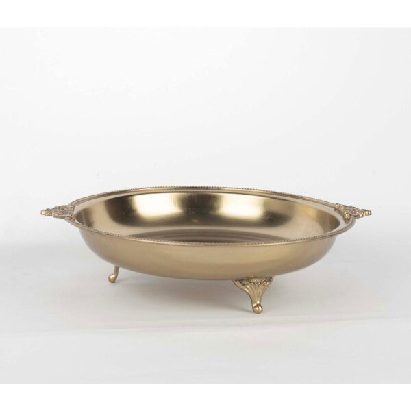 Mikasa Moor Pirinç İşlemeli Yuvarlak Tepsi 25x6cm