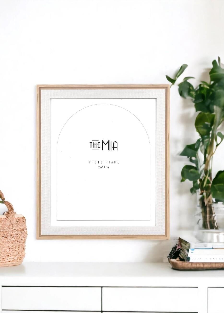 The Mia Vimini Fotoğraf Çerçevesi Bej 30x25 cm
